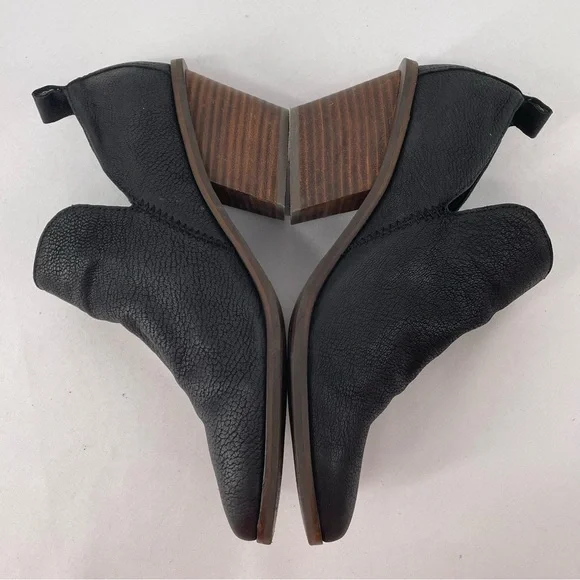 Lucky Brand Womens Black Leather Upper Fun Academia Casual Ankle Bootie Sz 8.5M - Picture 7 of 10